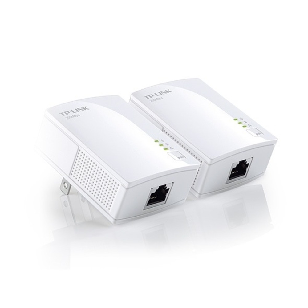 TP-LINK AV200 Nano Powerline Adapter Starter Kit 200Mbps TL-PA2010KIT White